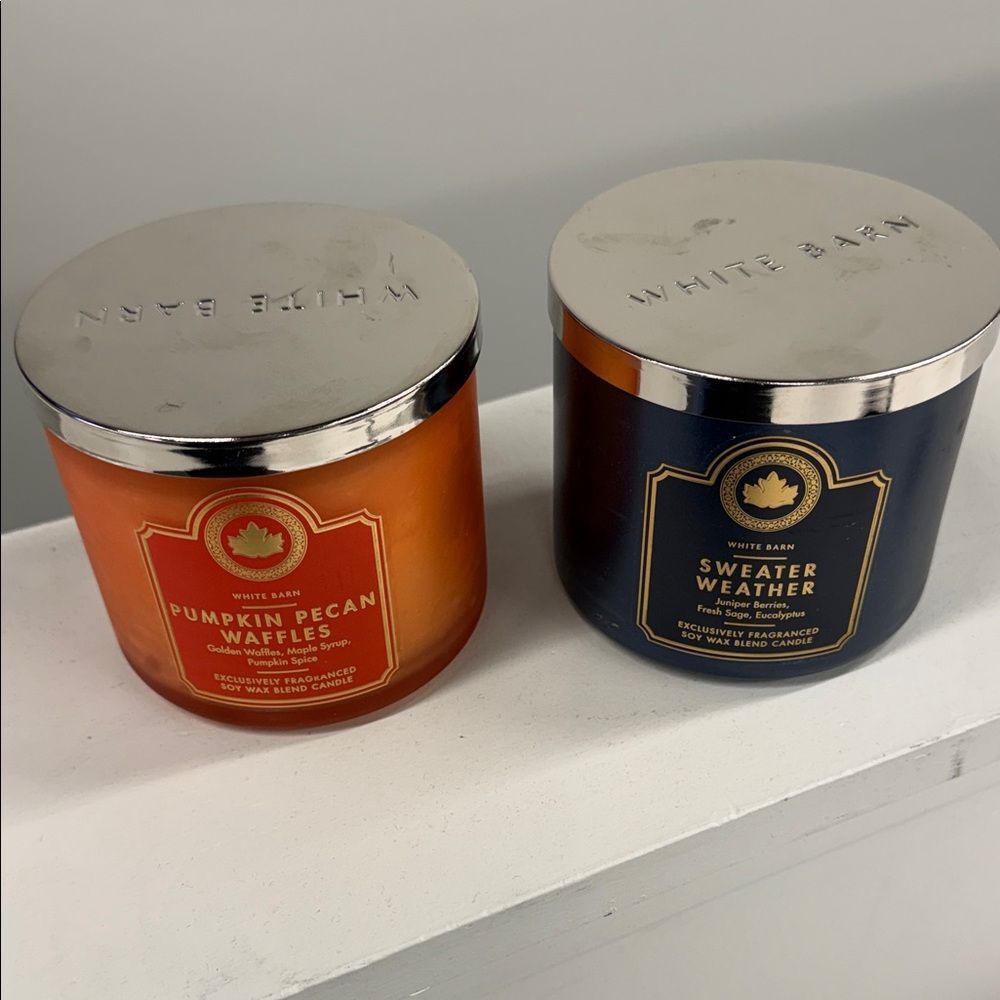 Bath & Body Works 3-Wick Candle Bundle • New • Missing Wicks - For Candle Warmer